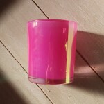 Verres irisés pour Bougie