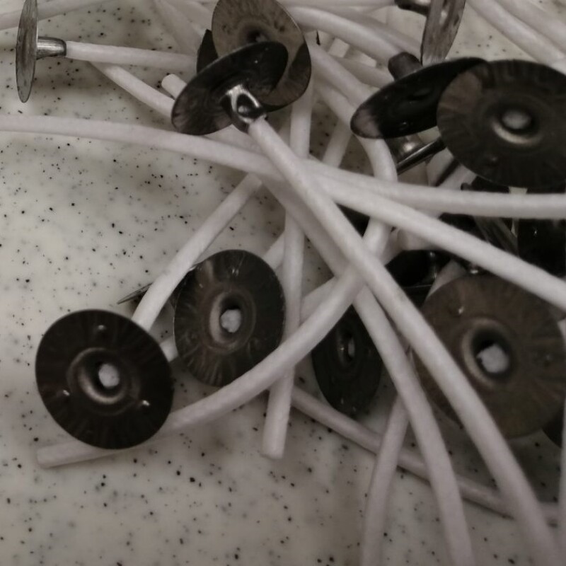 100 Supports Métal Pour Mèches De Bougies - Stabilisateurs Réutilisables DIY